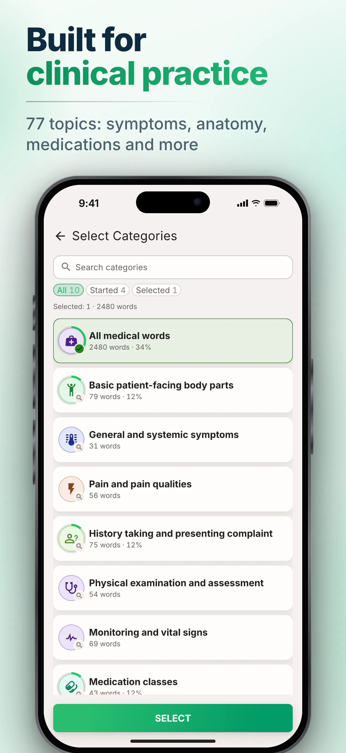 Medical English Vocabulary app gallery image