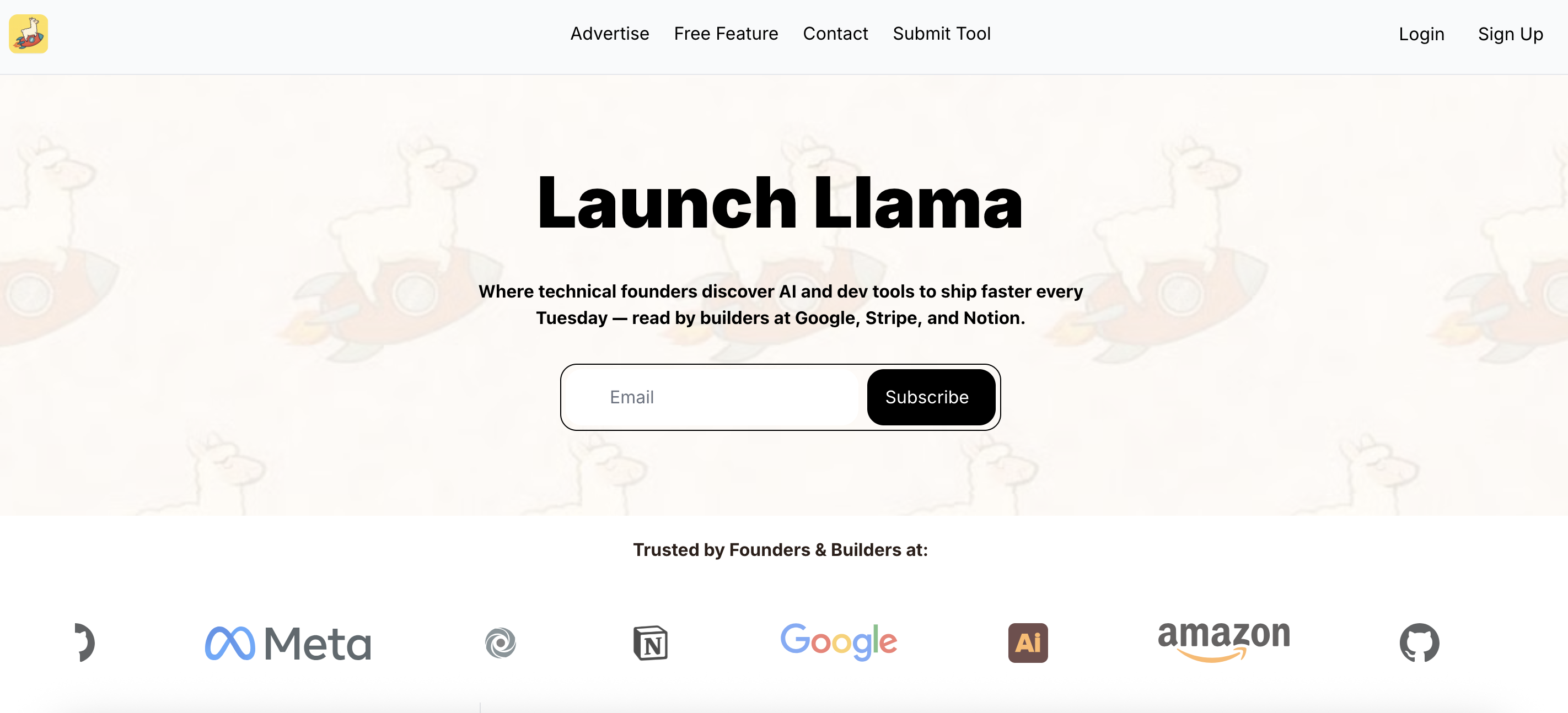 Launch Llama Newsletter gallery image