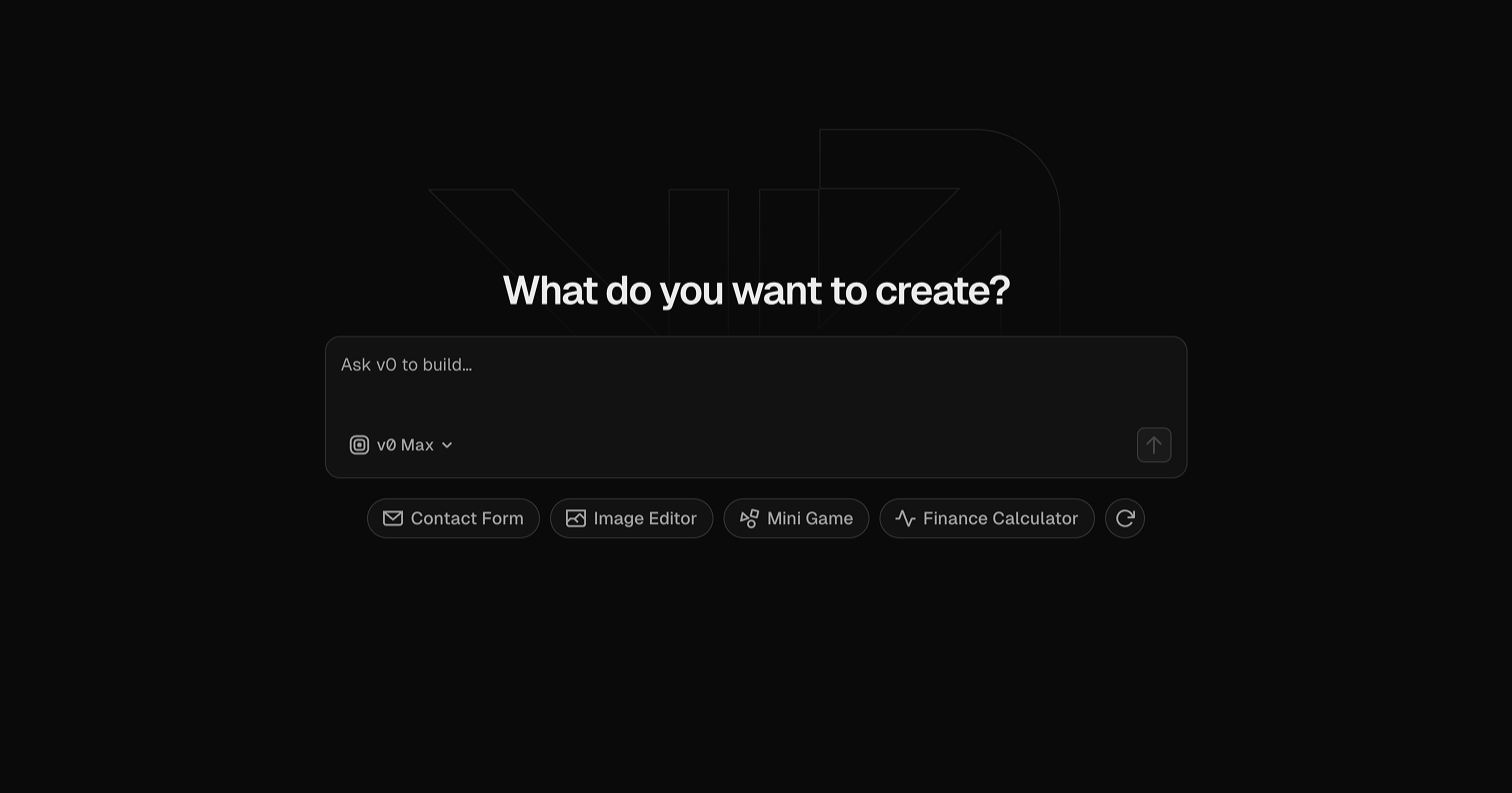 The new v0 gallery image