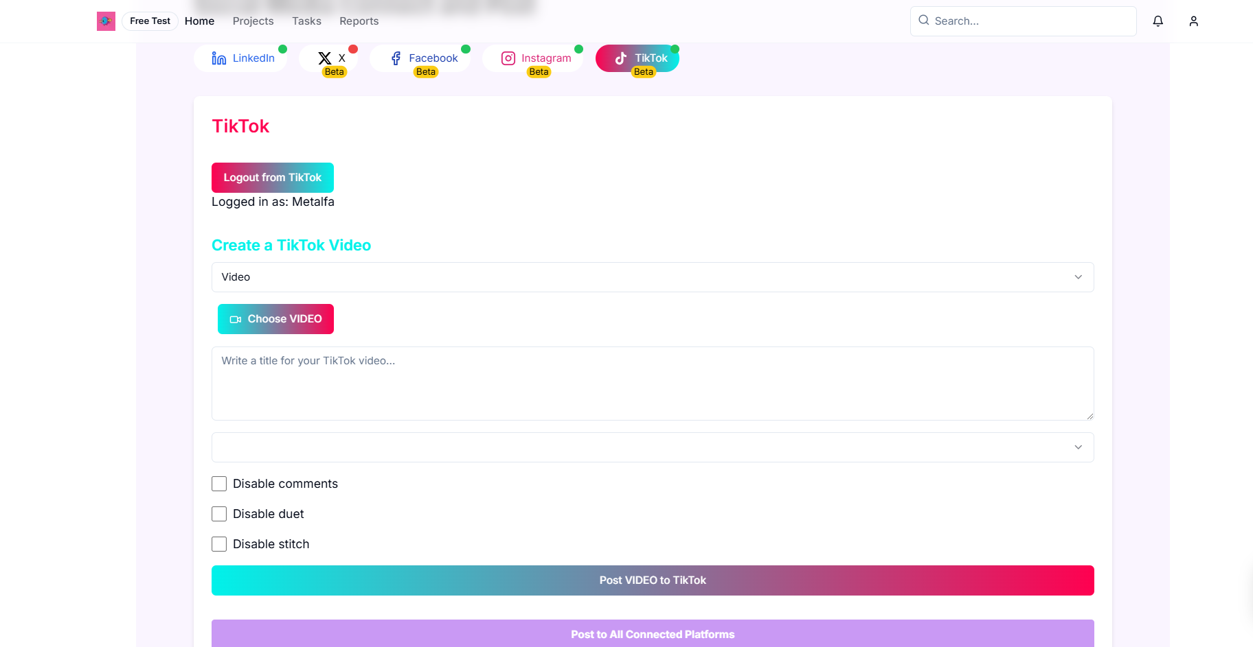 Repsage - Simplify social media posting with automation media 4