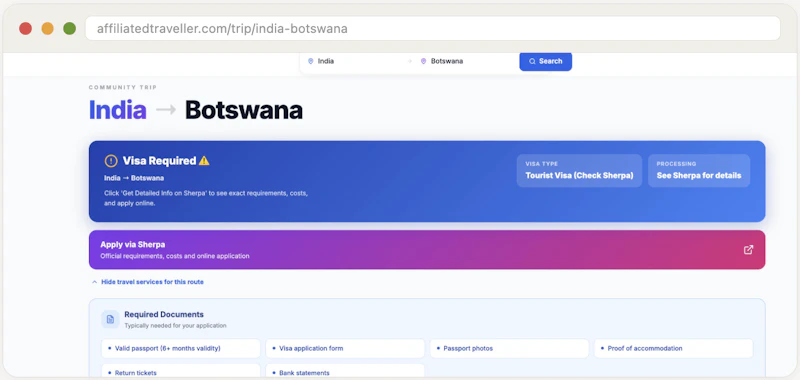 Turn trips into affiliate income screenshot 4