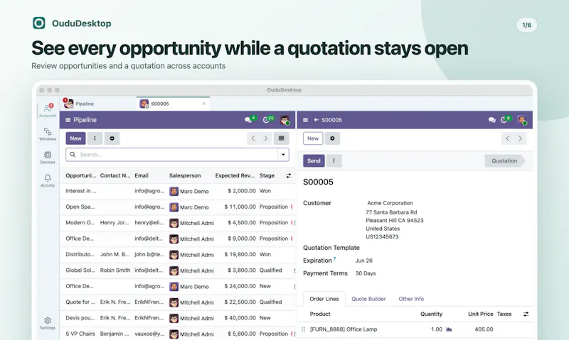 OuduDesktop screenshot 2