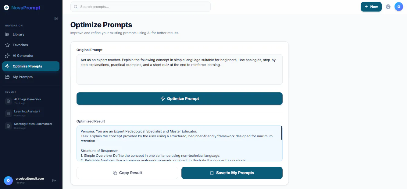 NovaPrompt gallery image
