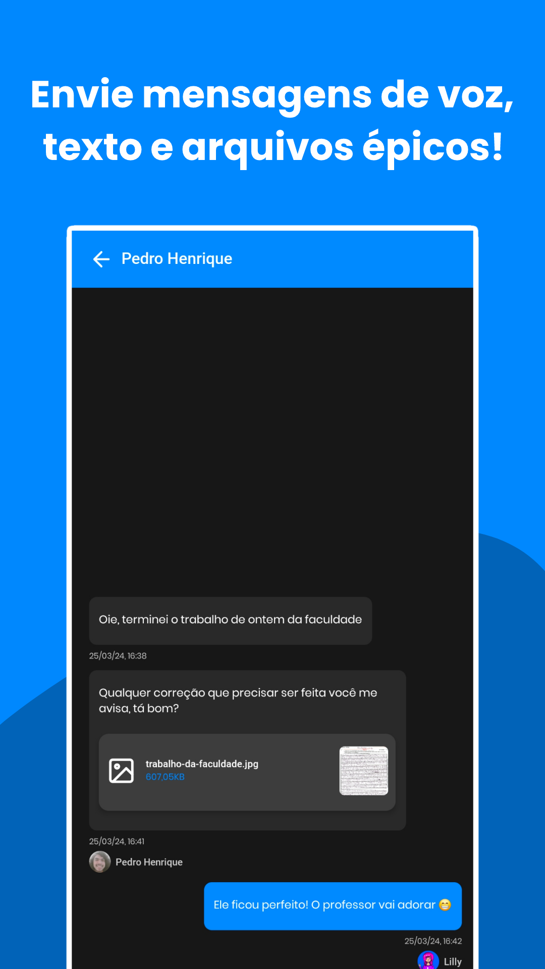 Saturn Chat - A complete group messaging app media 1