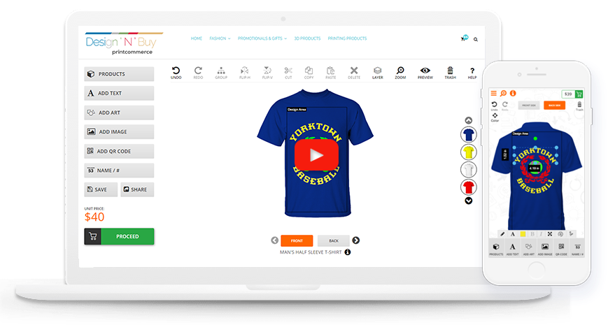 PrintCommerce Design Studio 