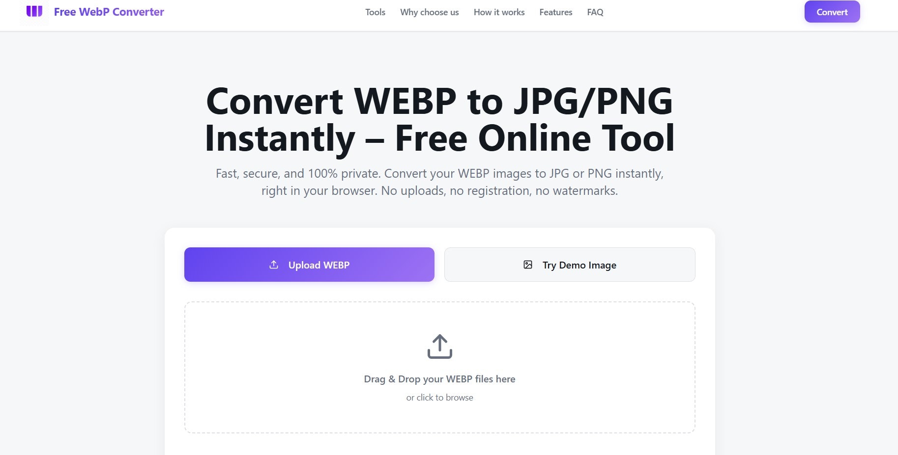 Free WebP Converter gallery image
