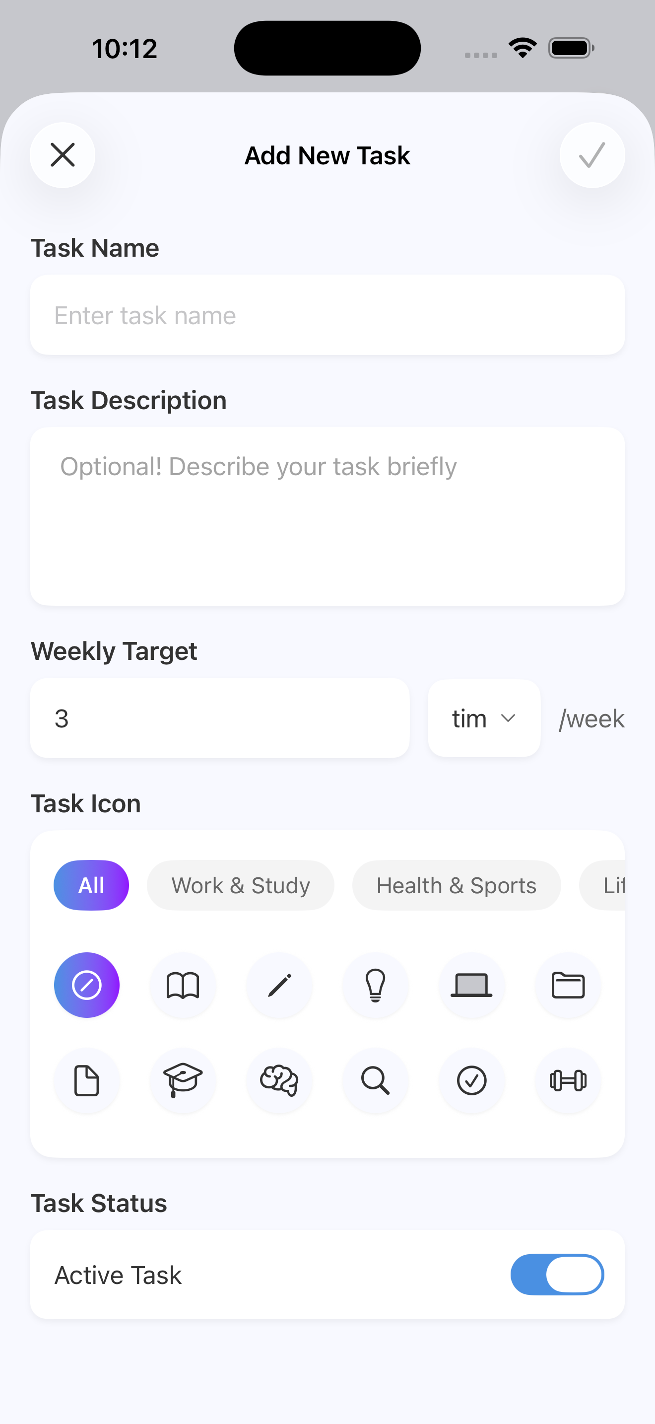 WeekUp - Screenshot 4 showing product features and functionality