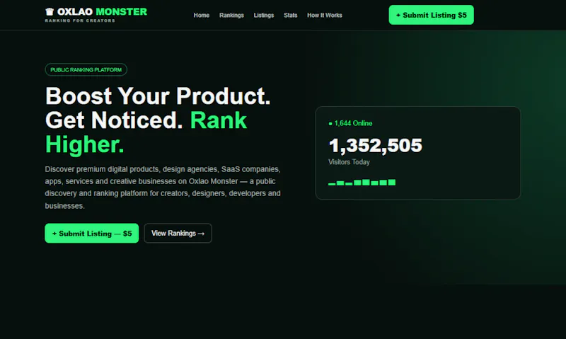 Oxlao Monster Listing screenshot 1