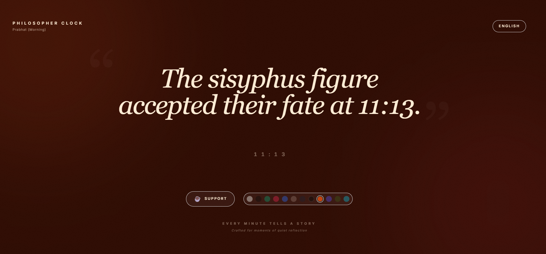 Philosopher Clock gallery image