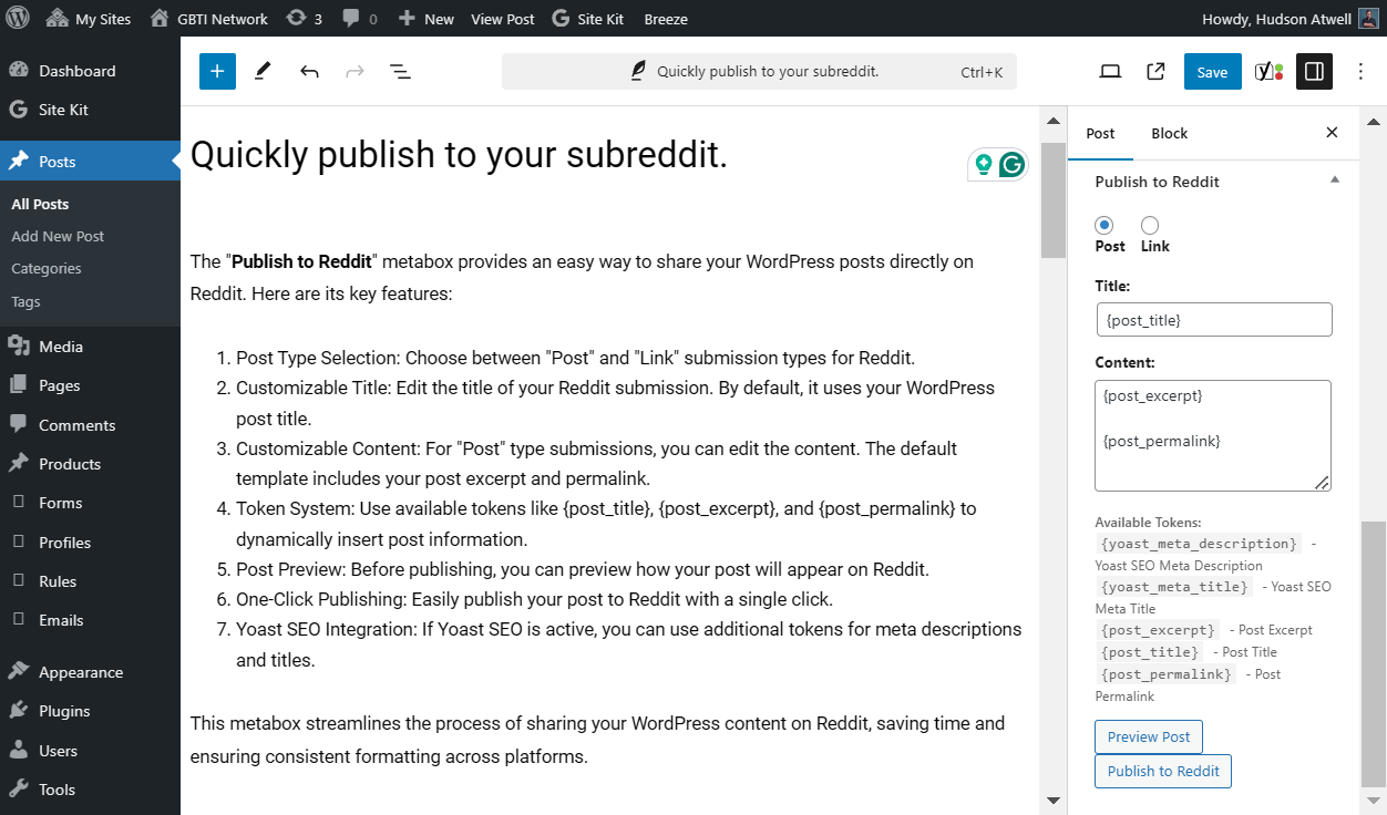 래들 - WordPress에 Reddit 토론을 가져옵니다 미디어 8