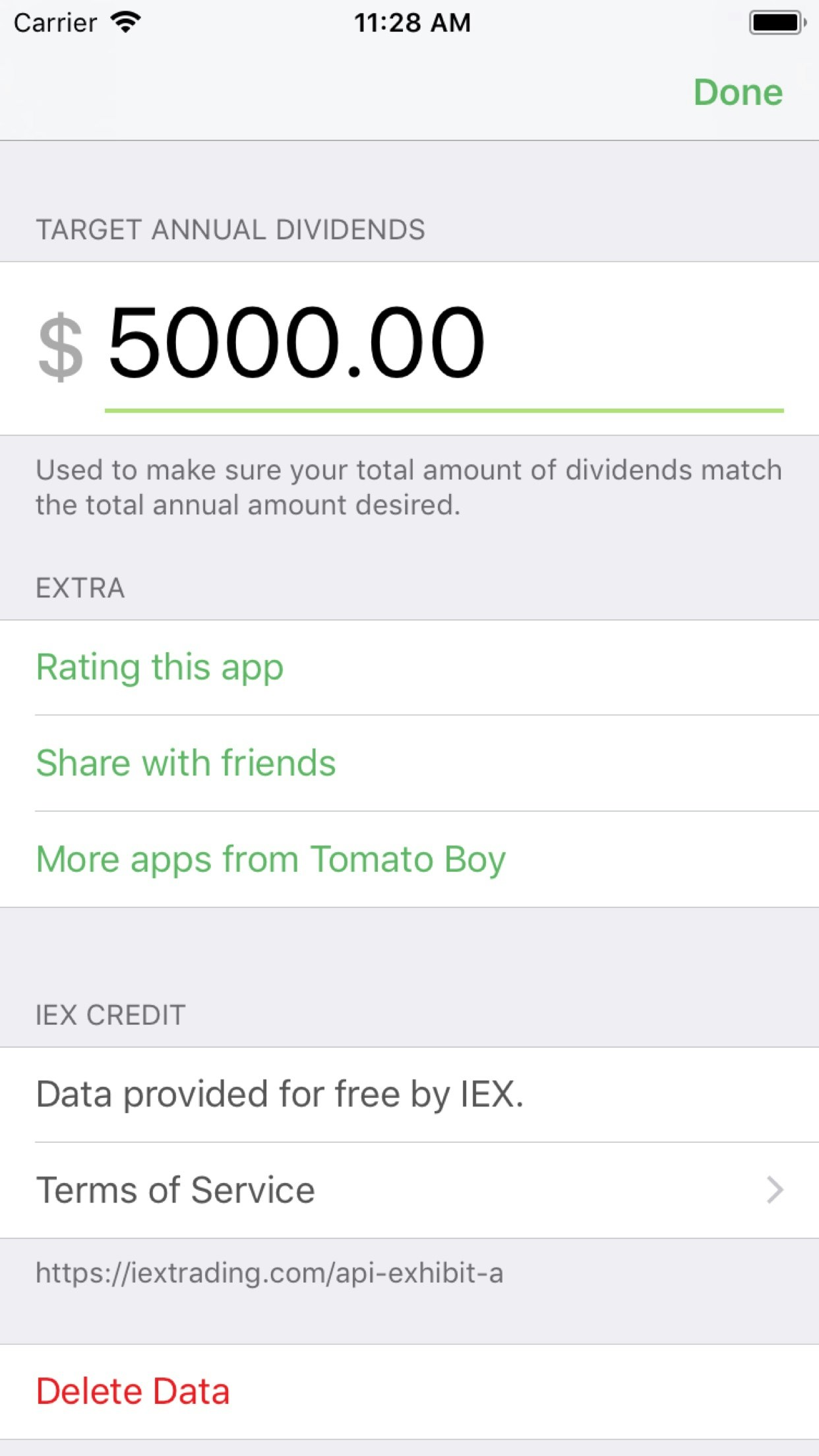 Dividend Calc gallery image