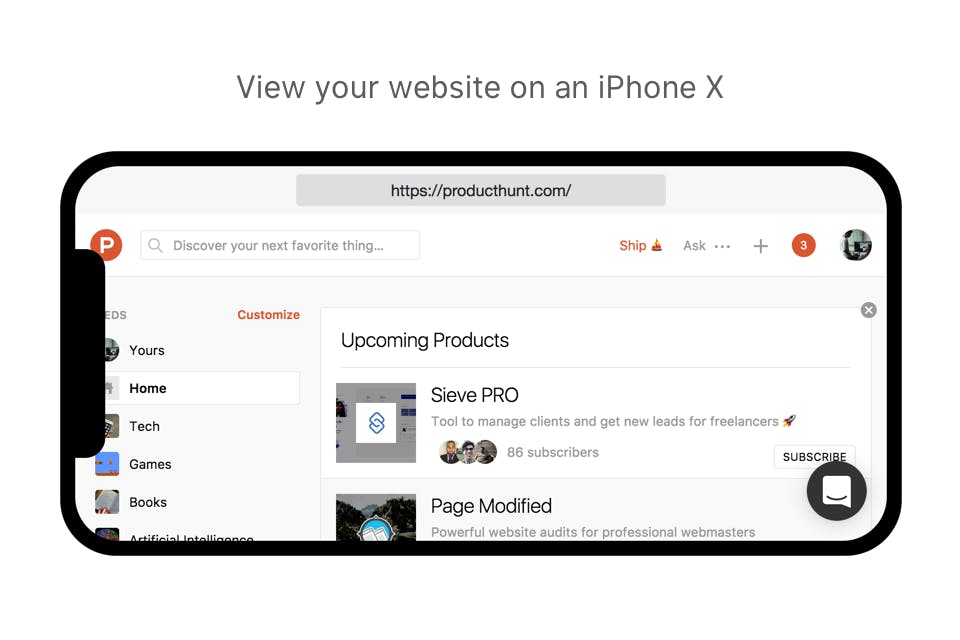 iPhone X Web-Viewer media 2