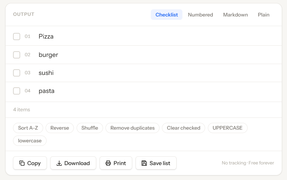 listifytext gallery image
