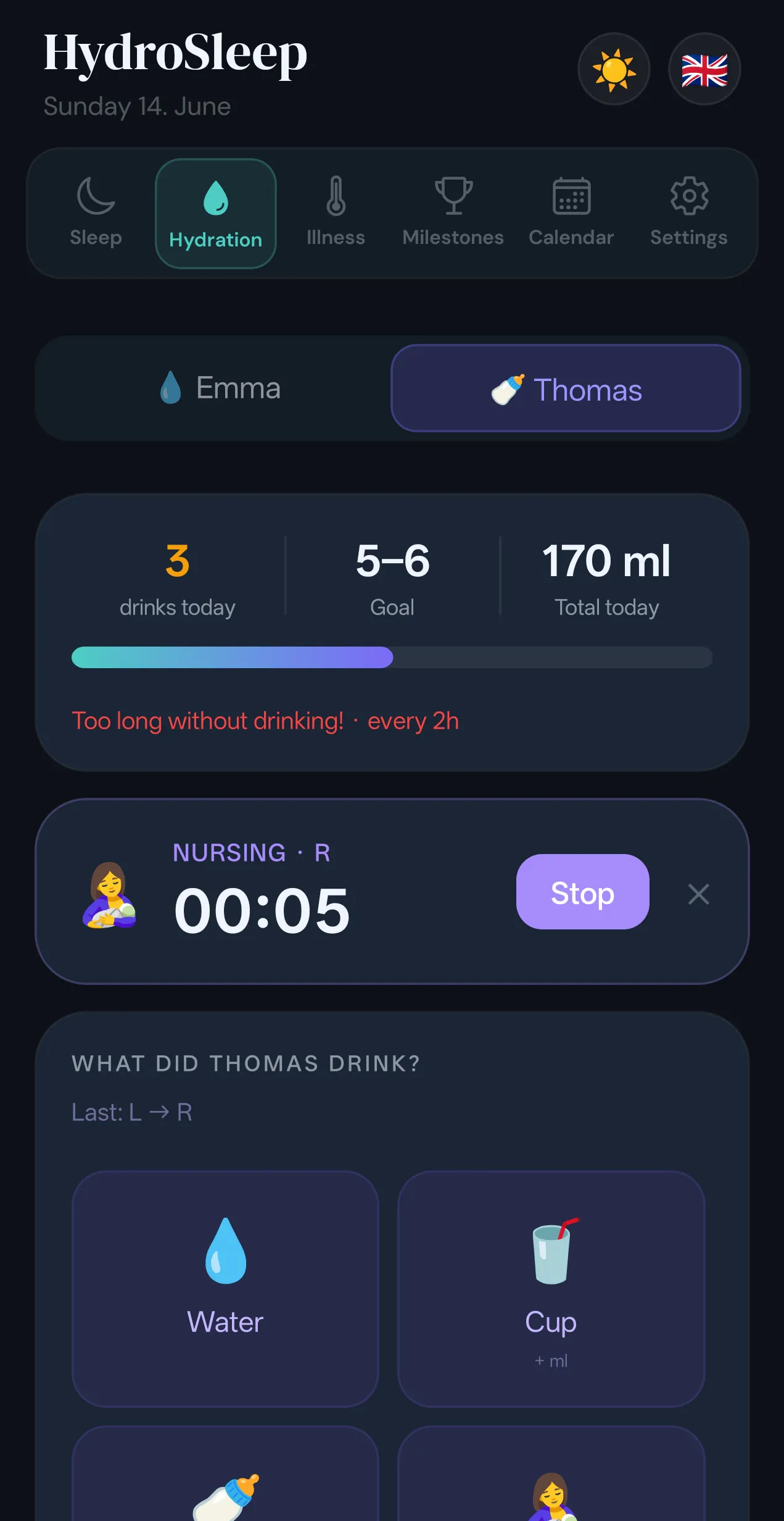 HydroSleep — Baby Tracker gallery image