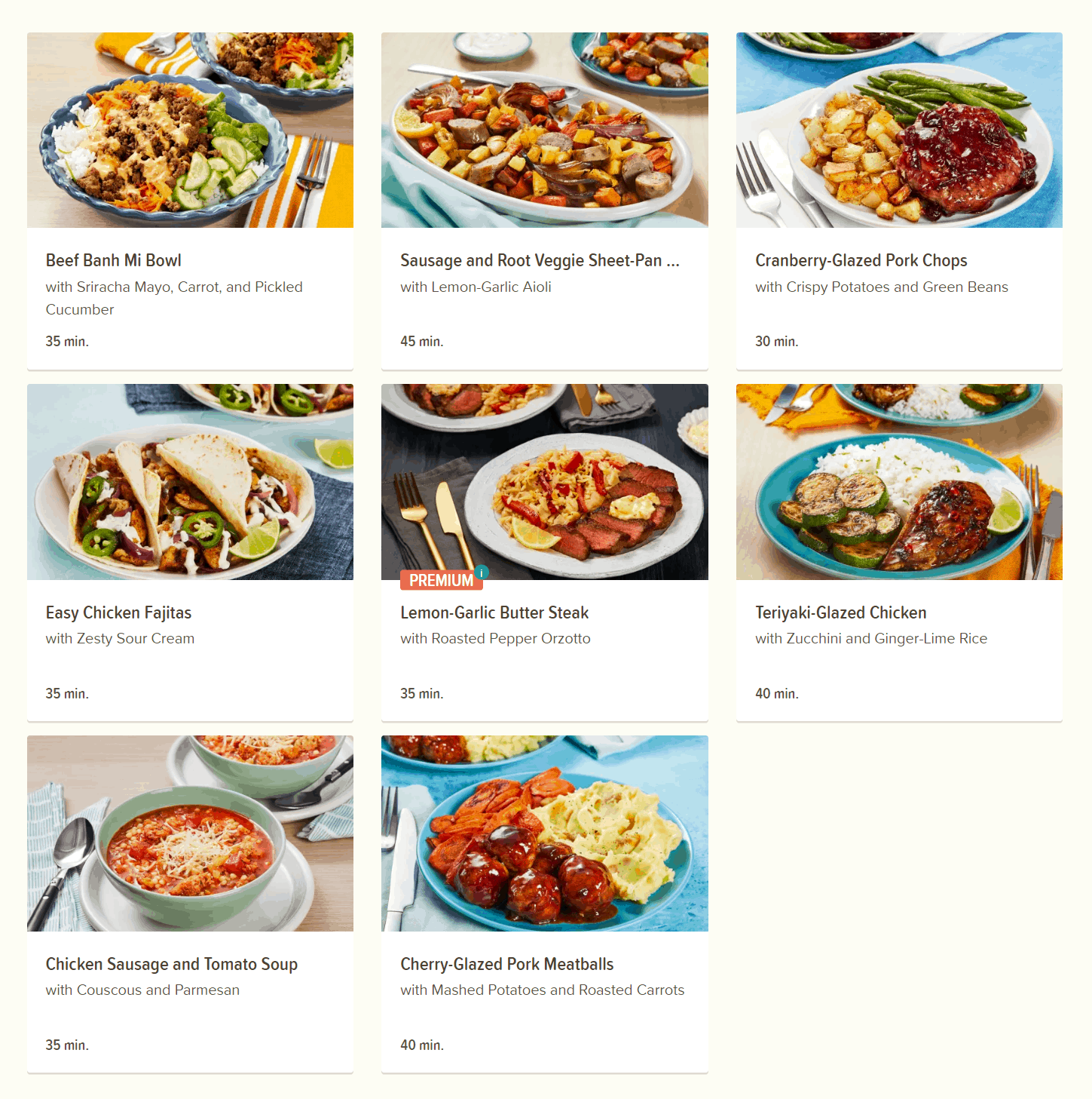 Every Plate A weekly meal plan delivery just 5 per plate Product
