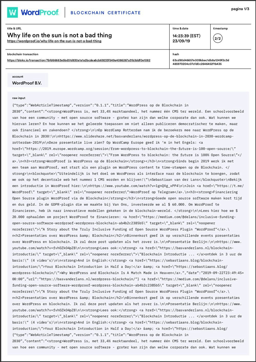Wordproof gallery image