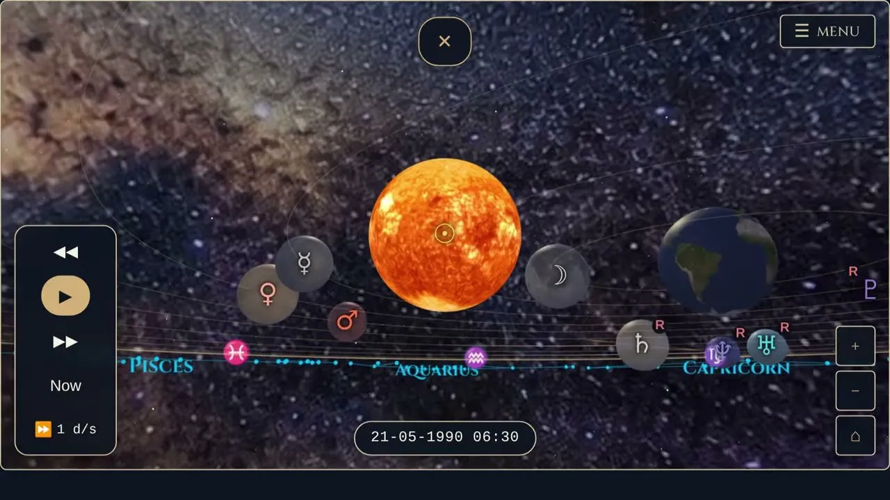 AstroVisor - Your Birth Chart in 3D gallery image
