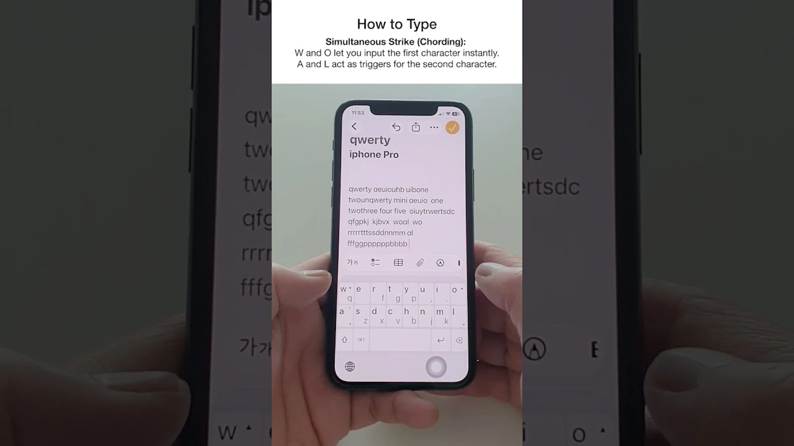 QWERTY mini Pro screenshot 1 (video preview)