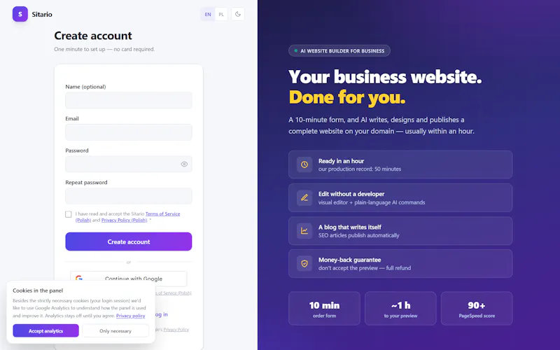 Sitario - website builder screenshot 6