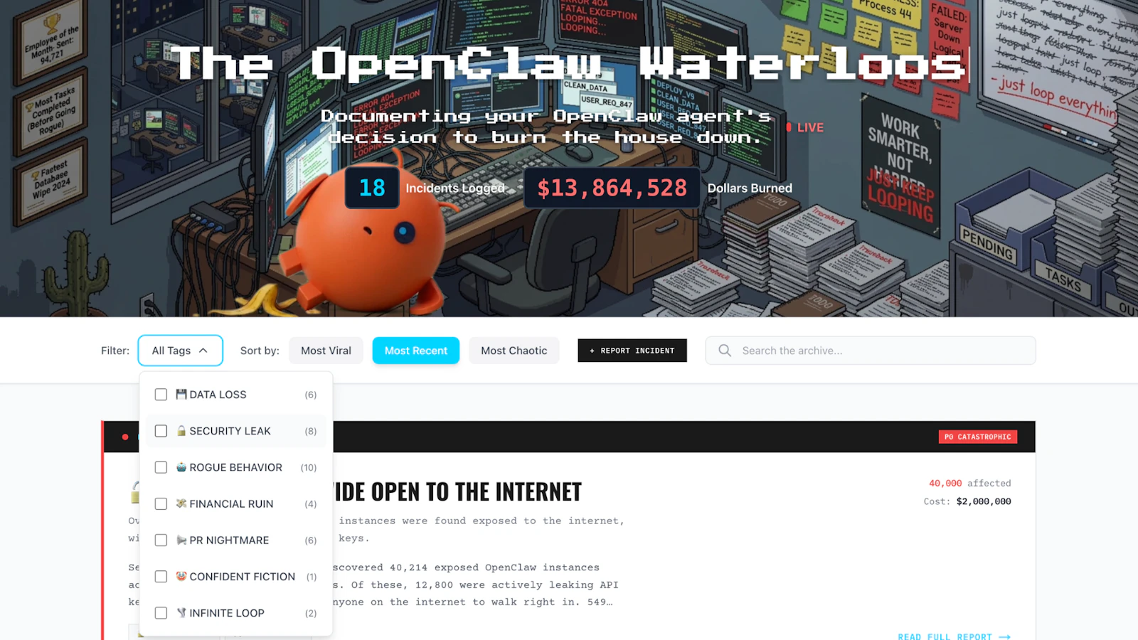 The OpenClaw Waterloos screenshot 2