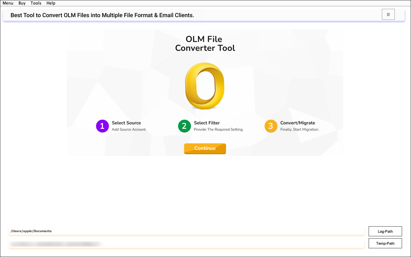 MacSonik OLM to PST Converter for Mac gallery image