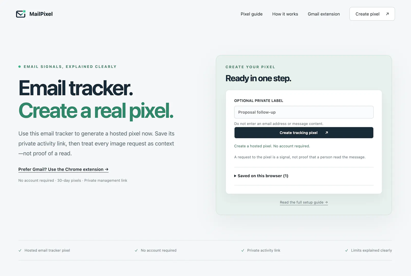 MailPixel screenshot 1