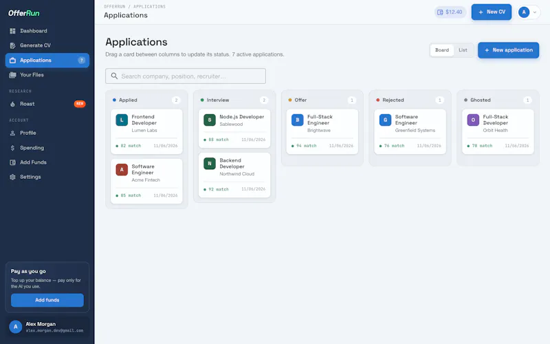 OfferRun screenshot 4