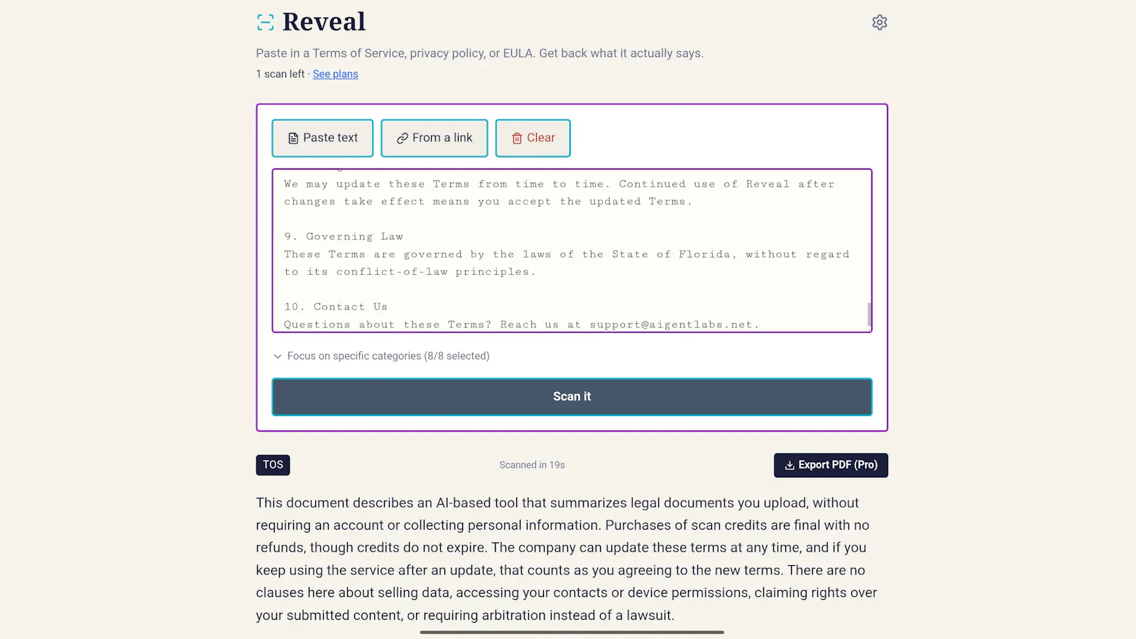 Reveal — Policy Analyzer w/Summary screenshot 3