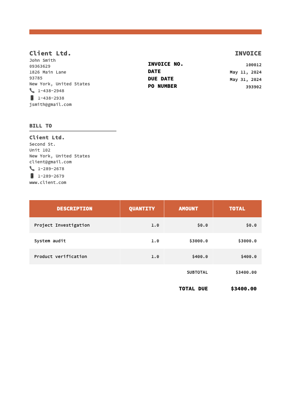 startuptile Invoice Builder App-Invoice maker app for iOS and macOS