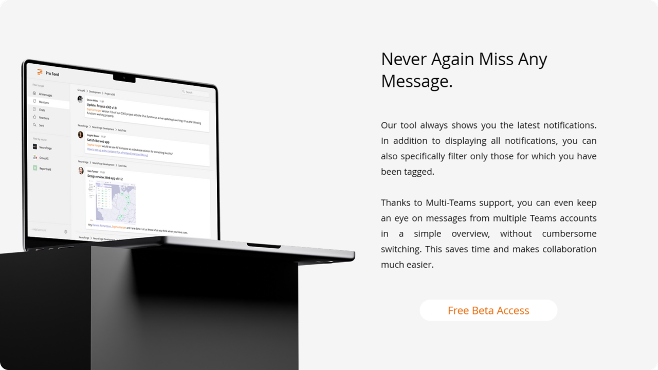 Pro Feed - Multi-Teams Chat Feed  gallery image