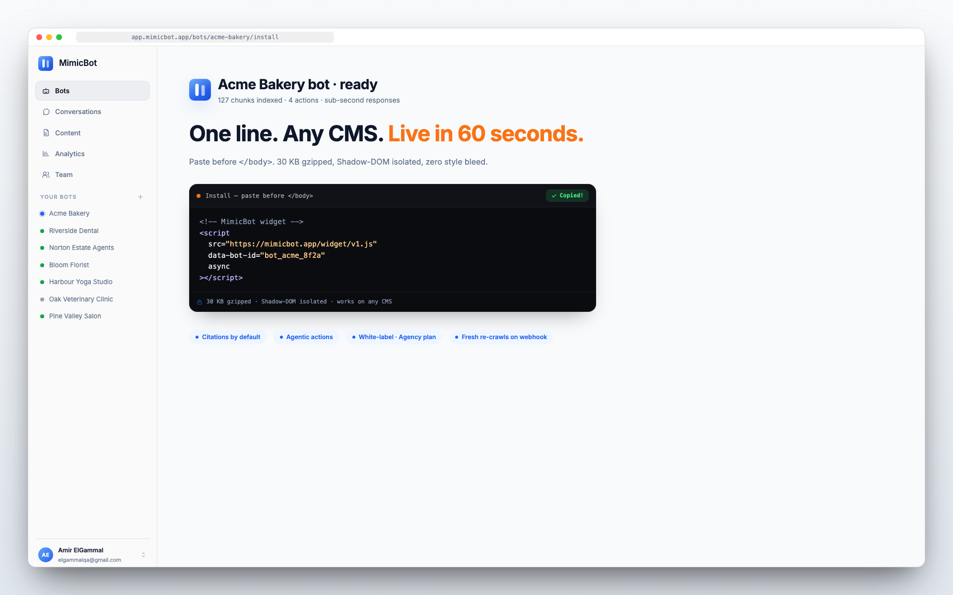 MimicBot gallery image