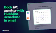 HubSpot Meeting Scheduler in Email