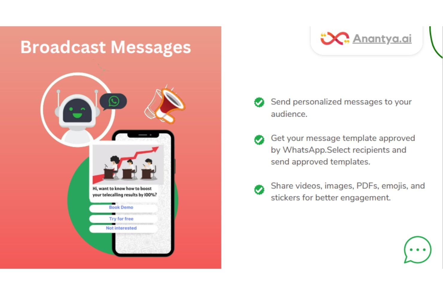 Anantya.ai - Uw gecertificeerde WhatsApp Business API -partner media 1