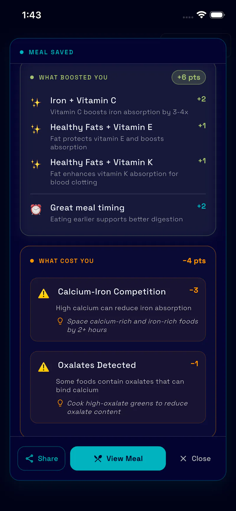 TUNA: The Ultimate Nutrition App screenshot 8