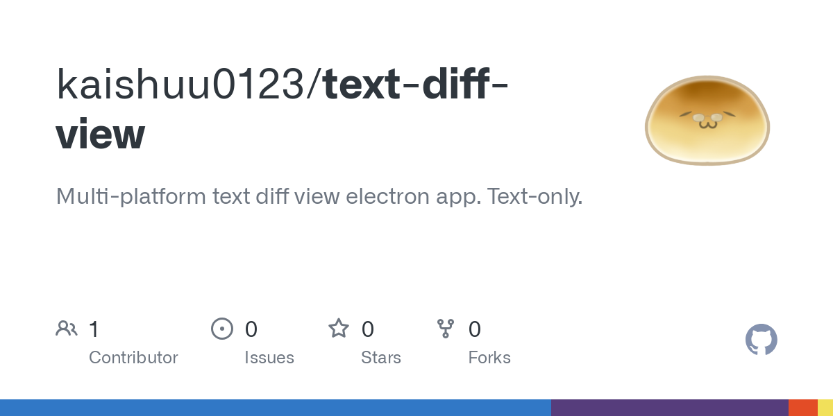 Text Diff View - Multi-platform text diff view electron app media 3