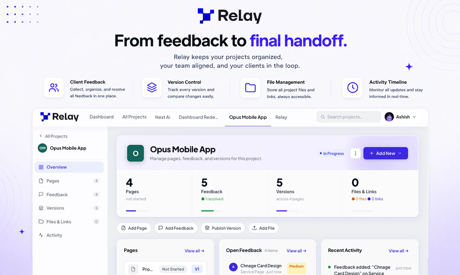 Relay screenshot 2