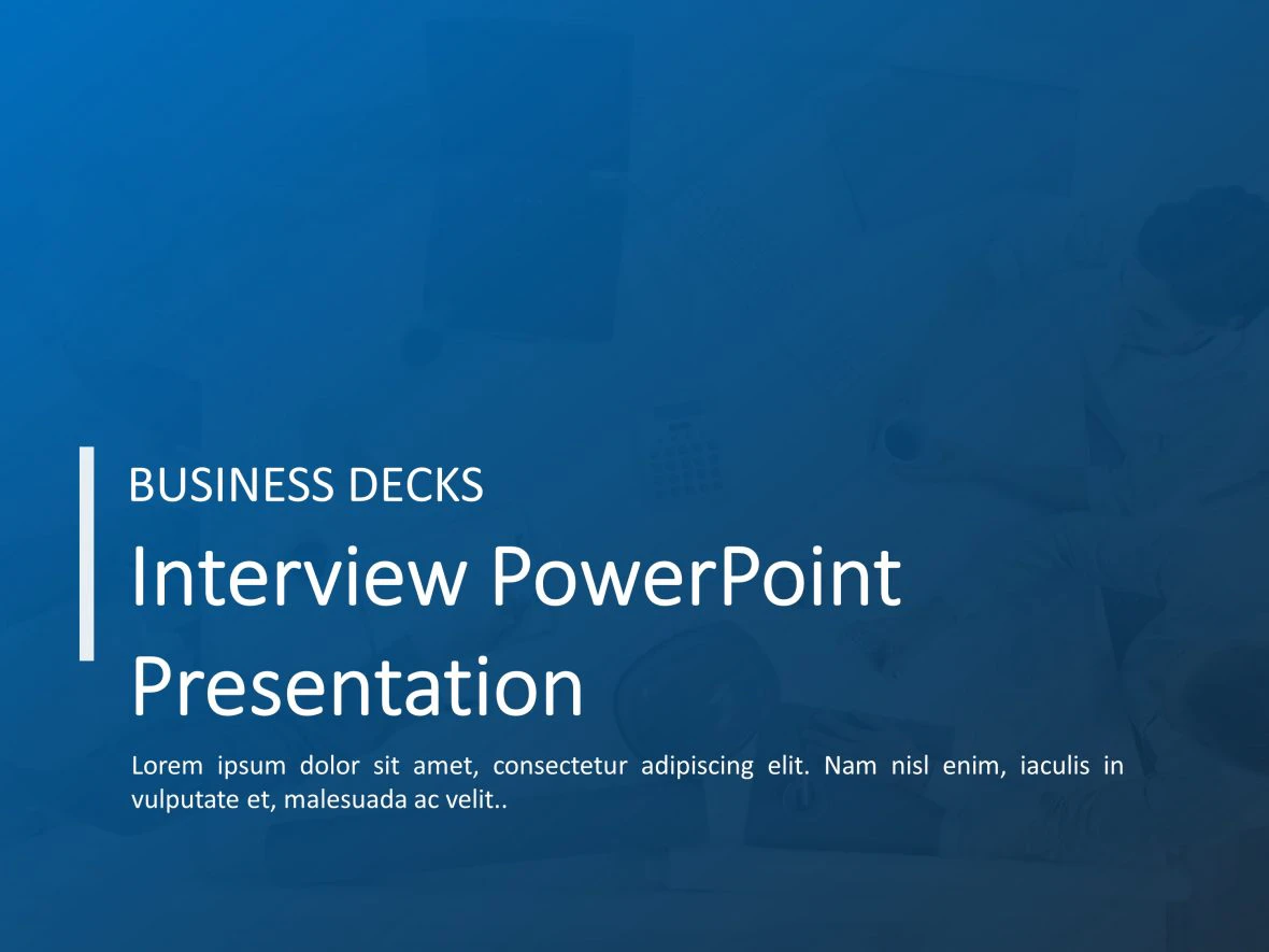 Interview Resume PowerPoint Presentation