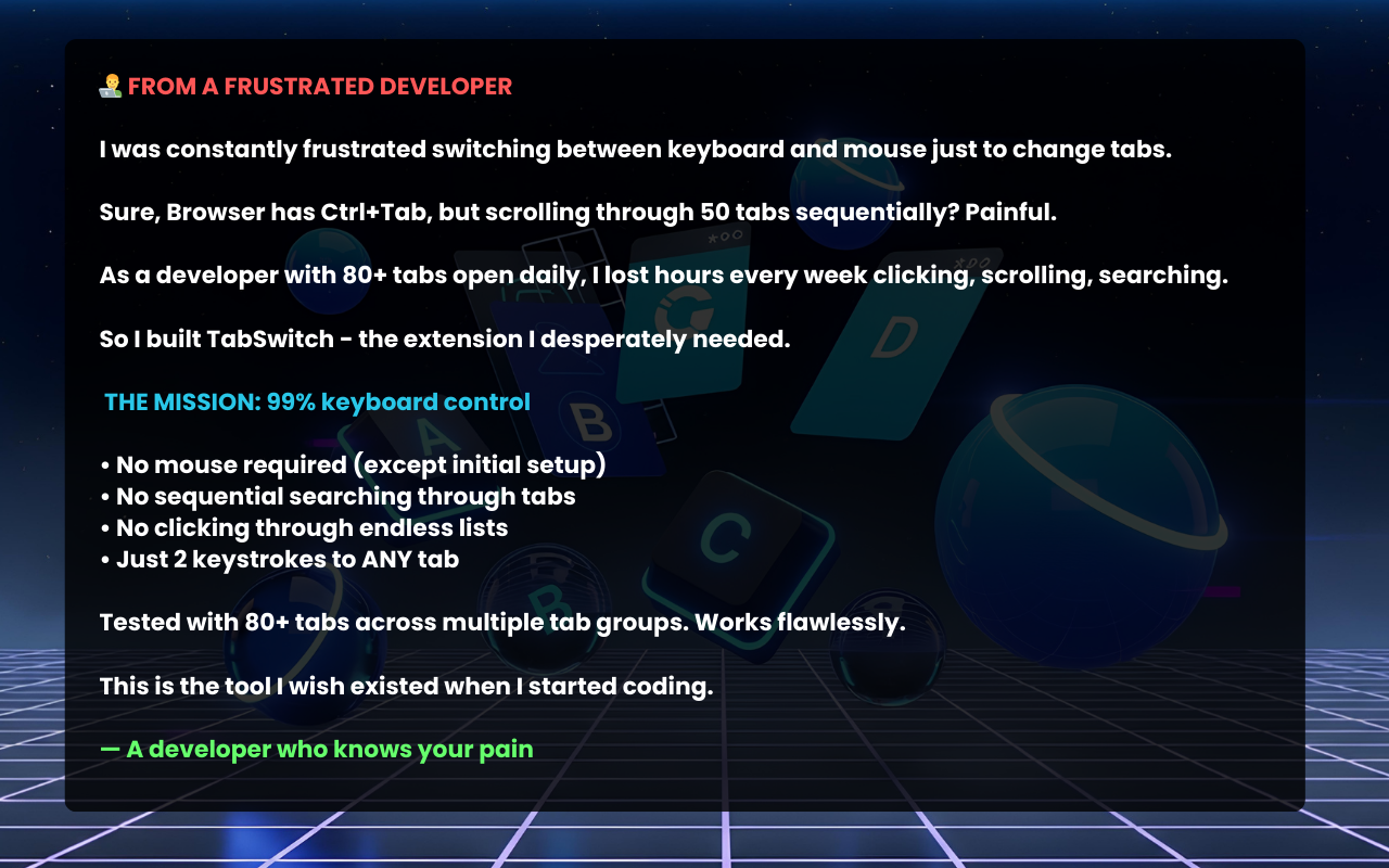 TabSwitch - Screenshot 5 showing product features and functionality