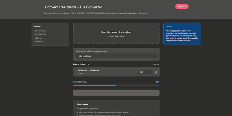 Convert Free Media screenshot 3
