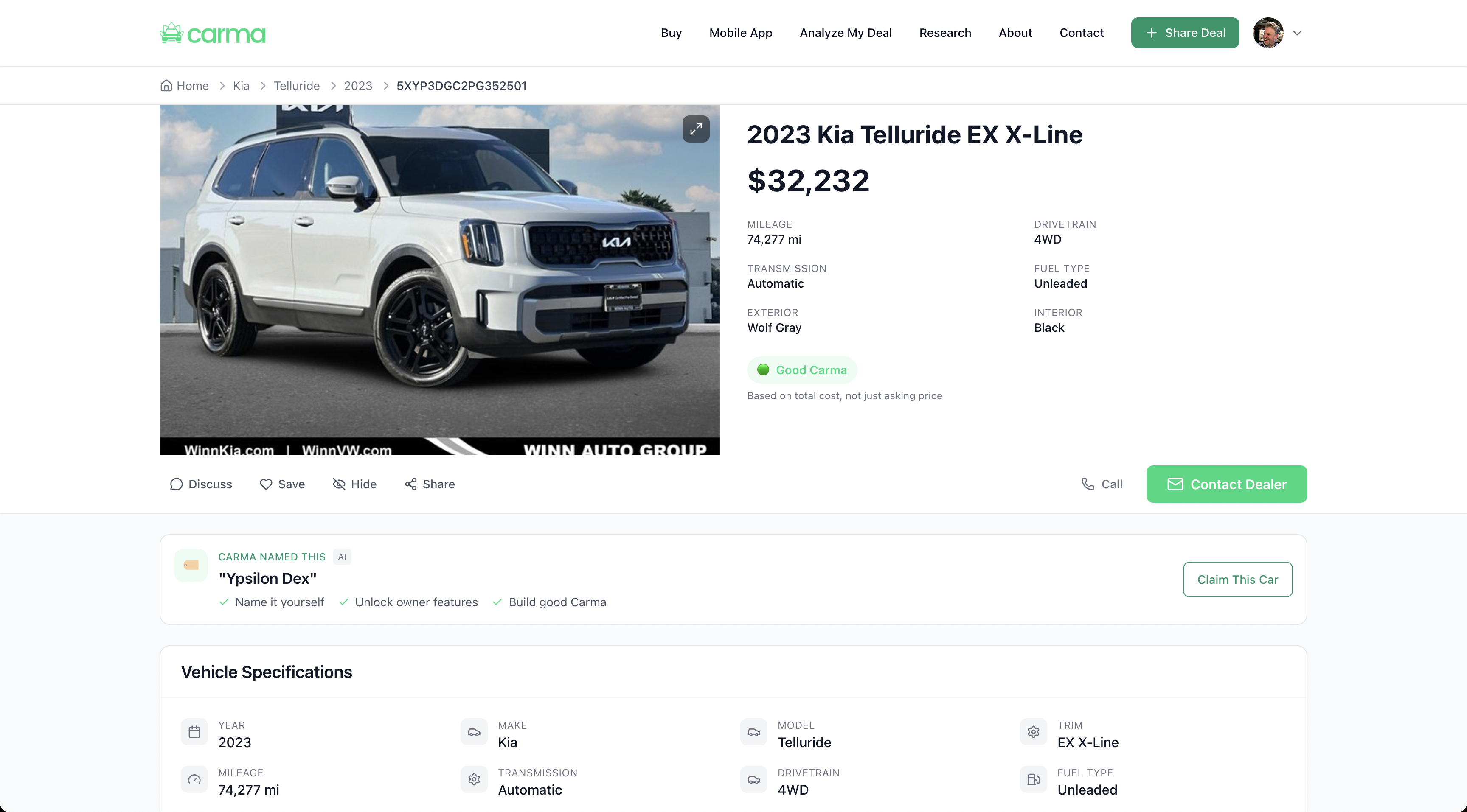 Carma - Screenshot 3 showing product features and functionality