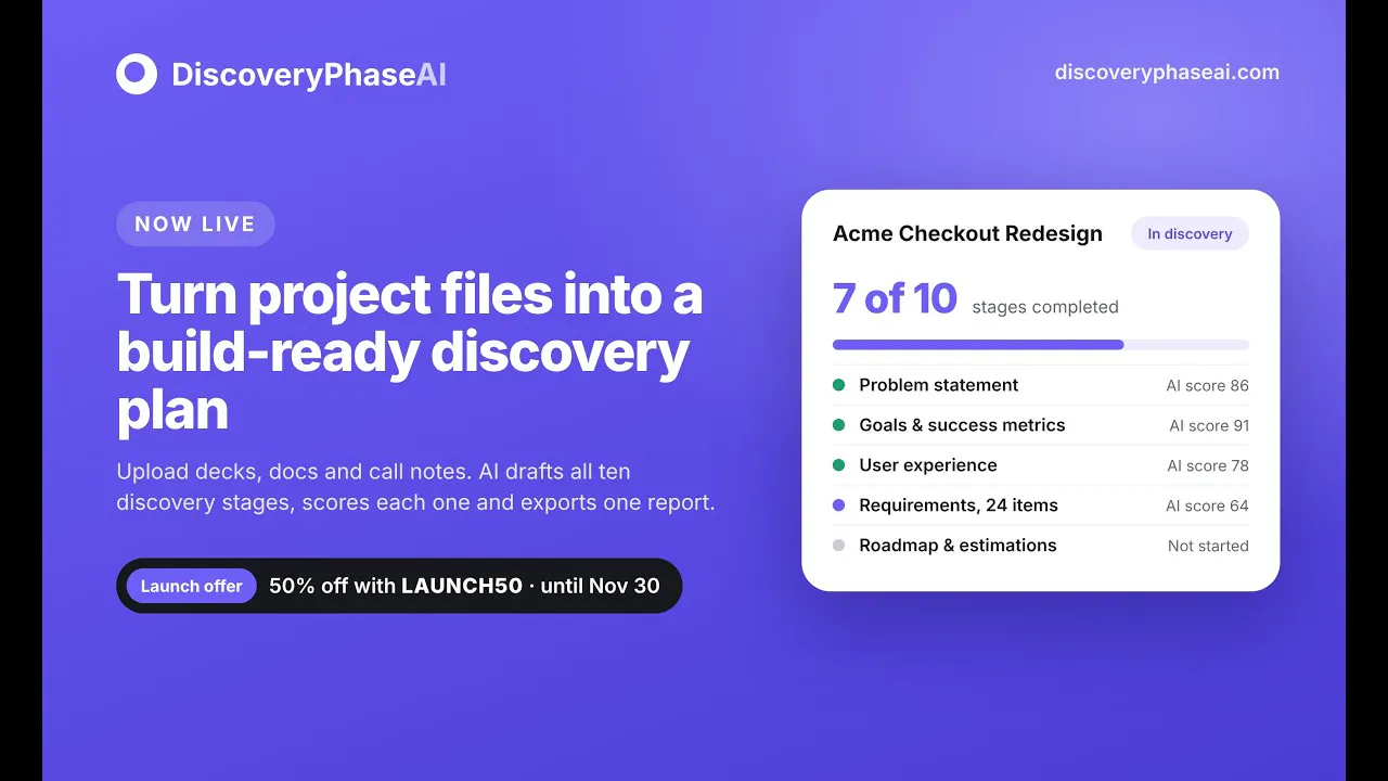 Discovery Phase AI gallery image