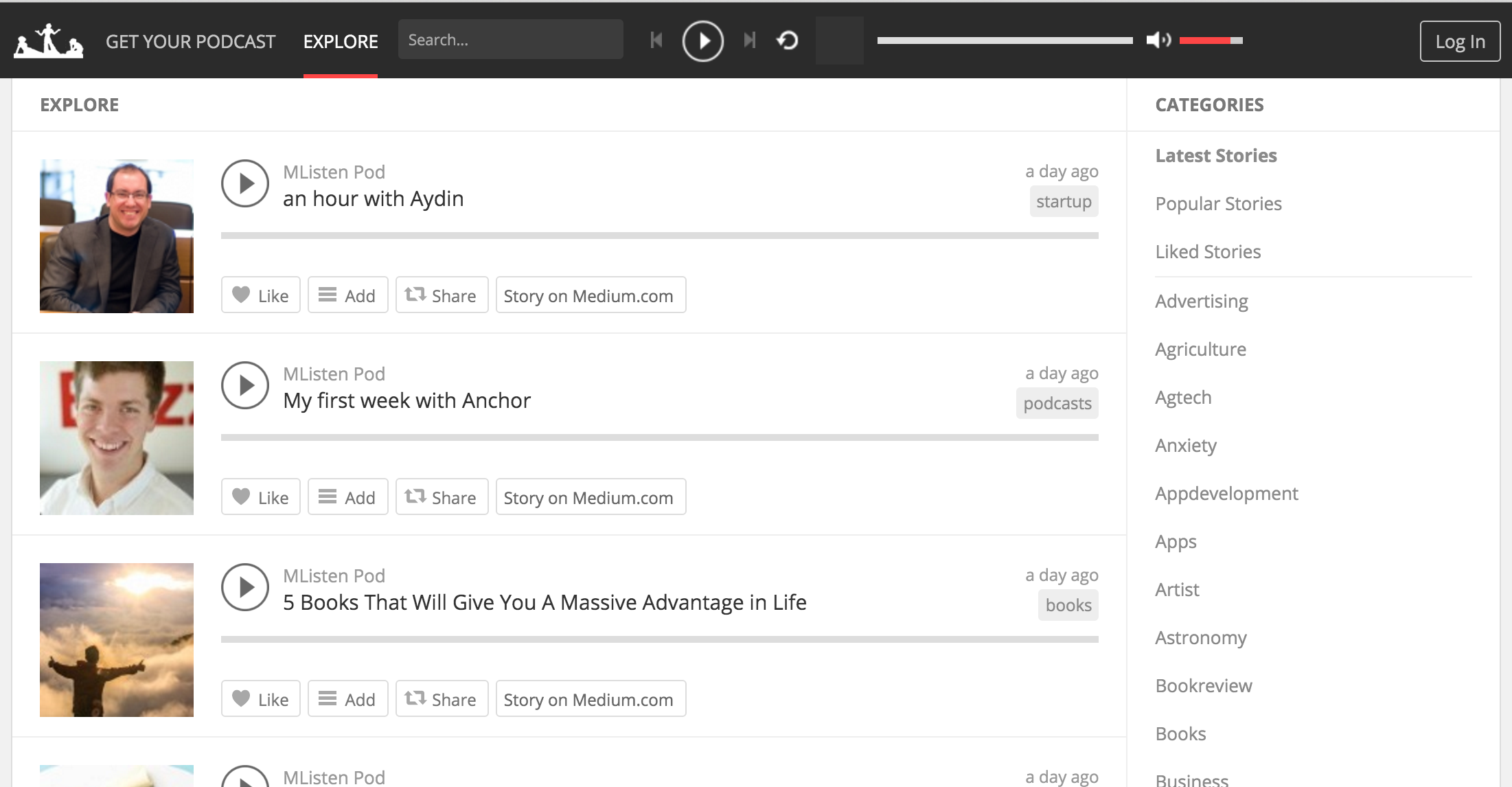 MListen gallery image