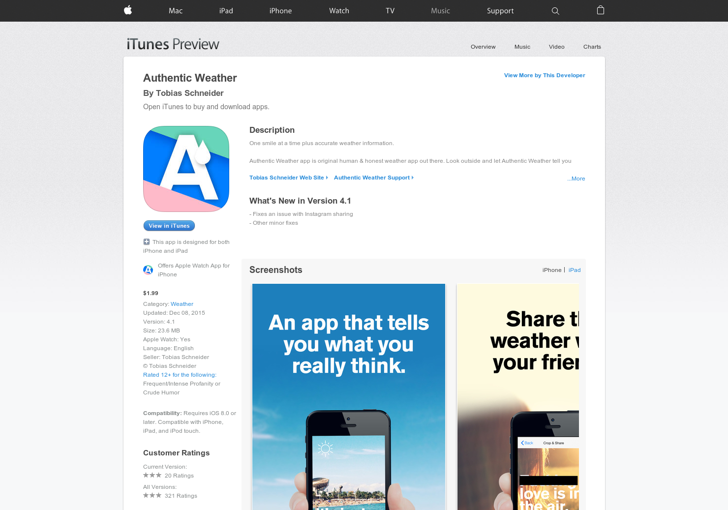 Authentic Weather ⌚️