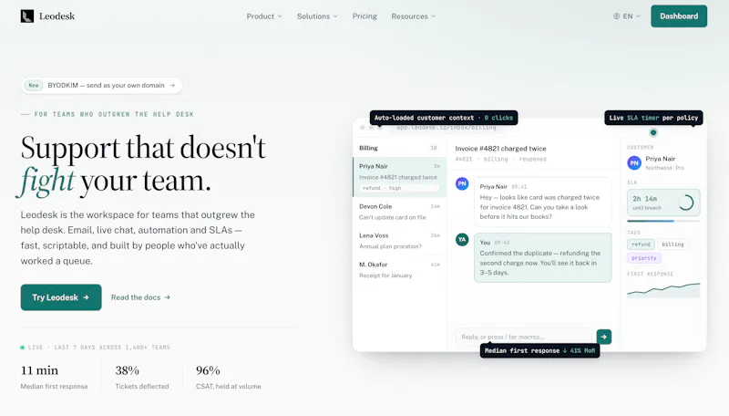 Leodesk screenshot 1