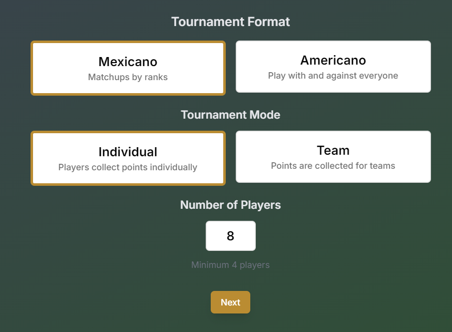 Media Padelamericano - Main Pertandingan Americano dan Mexicano Padel 1