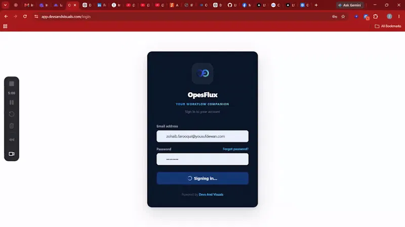 OpesFlux screenshot 1 (video preview)