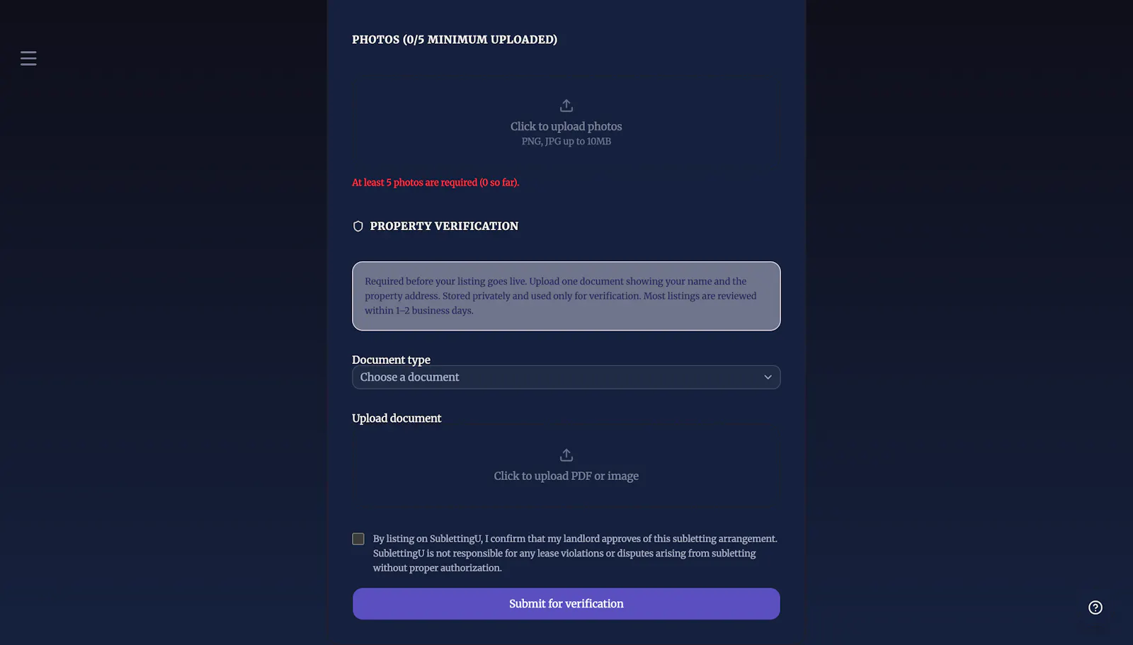 SublettingU screenshot 8