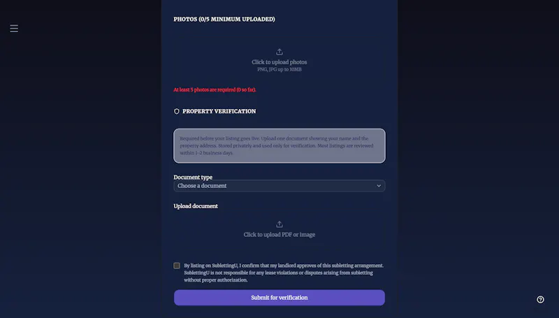 SublettingU screenshot 8