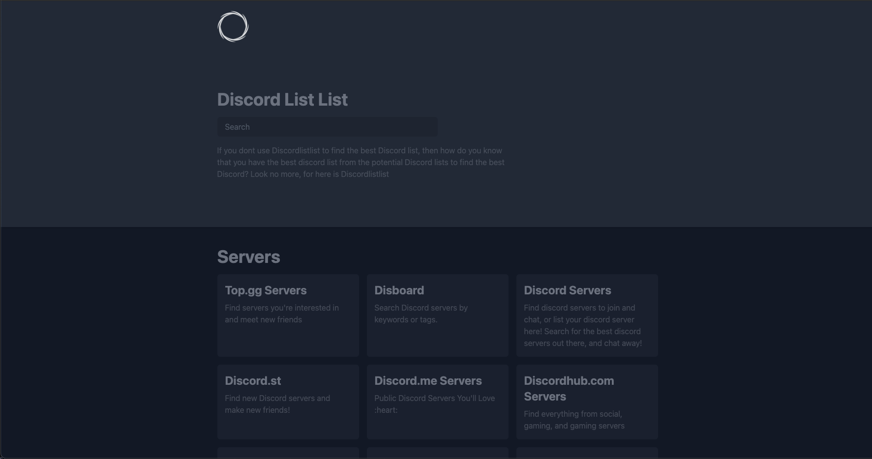 DISBOARD  Public Discord Server List