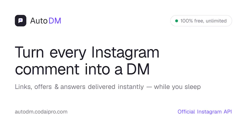 AutoDM by Codaipro screenshot 1